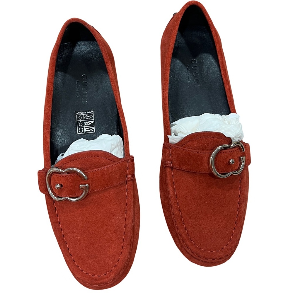 Red Gucci Flats